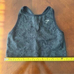 Gymshark Dark Patterned Sports Bra
